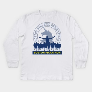 Boston marathon Kids Long Sleeve T-Shirt